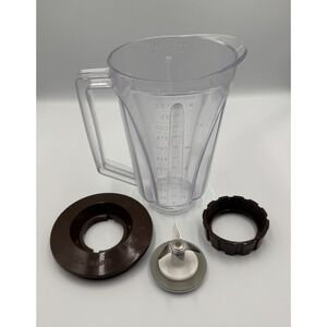 Hamilton Beach Scovill Blender 7 Speed Pitcher Jar Vintage 1970s 600-1